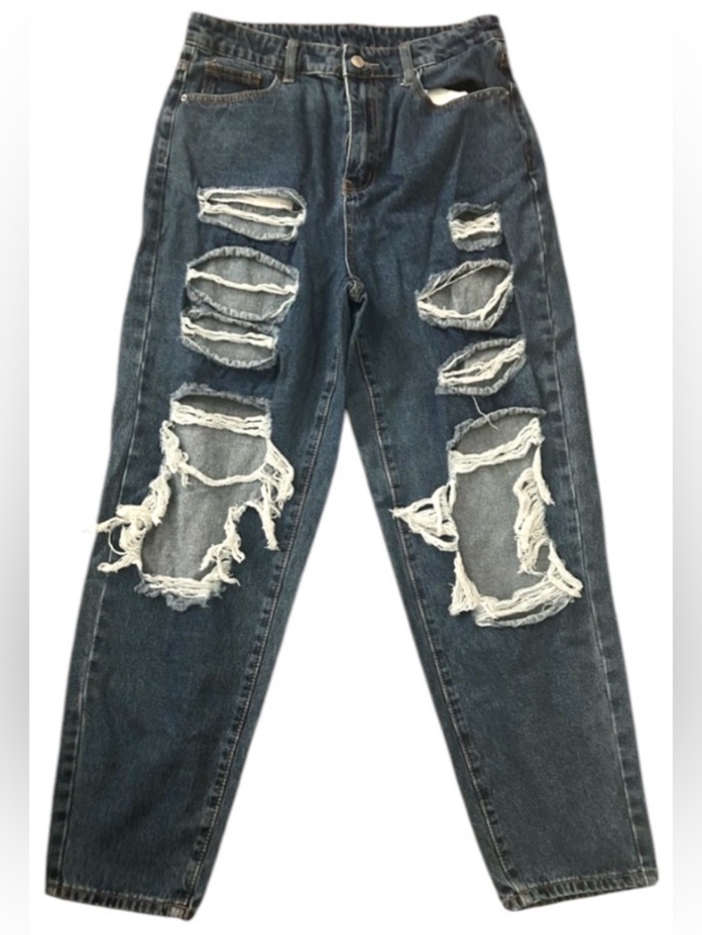 Women’s ripped jeans, large (8-10)